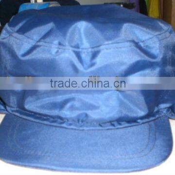 polyester/cotton ear work cap