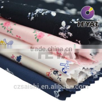 Changzhou wrinkle printed cotton fabric for garments Materials