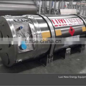 Global export 500L LNG cryogenic storage cylinder for vehicle