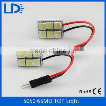 LED 5050 6 SMD COB leds Panel Dome Lamp Auto Panels Reading light Car Interior Reading Top Light