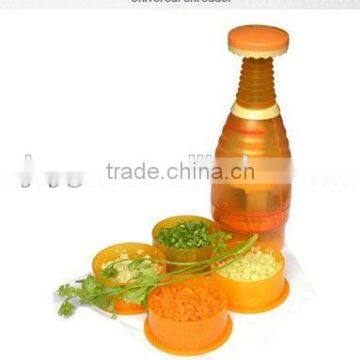 Stainless steel blades manual plastic vegetable chopper