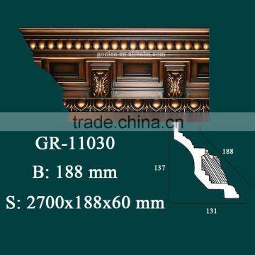 Modern Ceiling Design Polyurehtane Crown Moulding photo-4