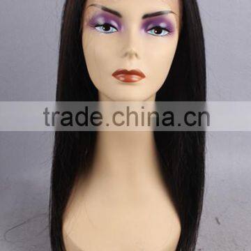 High quality 100% synthetic black lace front wigs