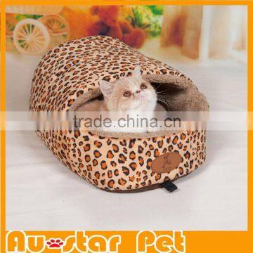 Specialized Leopard House Cats Pet Dog Bed Cat Kennel Sleeping Cage