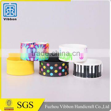 Waterproof hot sale 2016 custom made silicone slap bracelet