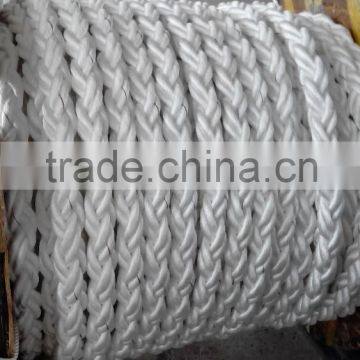 220mtrs White Color 8 Strand Braid Polypropylene Marine Hawser
