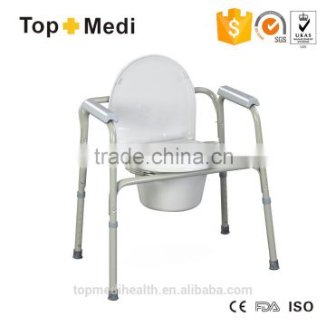 Disable patient toilet commode chair for elderly