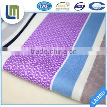 High Quality 100% Polyester purple blue Bed Sheet Fabric For wholesale