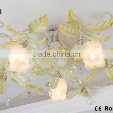 wrought iron 3 lights decorative decorative design ceiling lamp