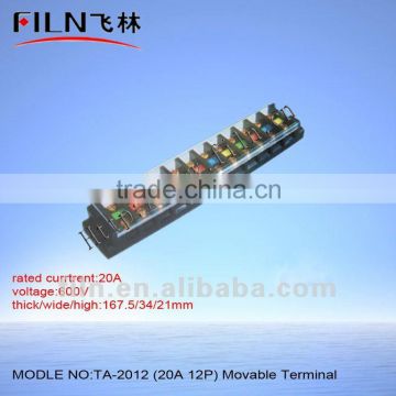 brass terminal block TA-2012 20A 12P