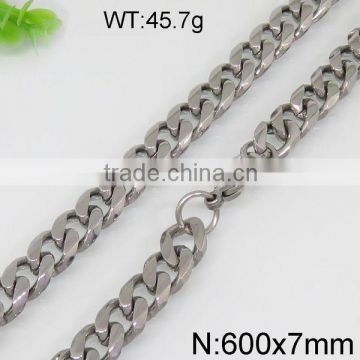 Factory price steel color chain hypoallergenic nursing necklace