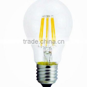 6W A60 e27 led filament Edison bulb 360 degree