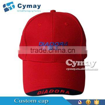 Custom baseball cap/blank snapback cap with custom brim/ cap with customized logo print cap for promotion