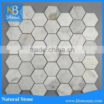 Cheap snow white marble, herringbone marble mosaic tiles