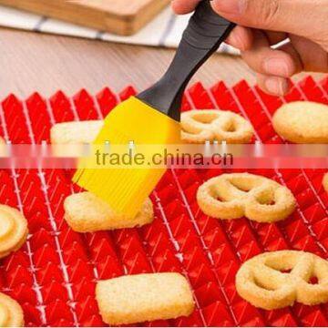 2016 best non stick square private label silicone baking mat