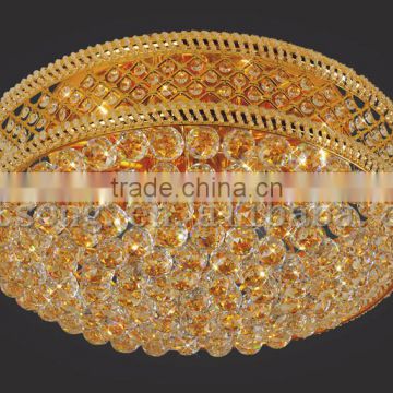 2015 hot sale indoor lighting decoration classic luxury big crystal ceiling light