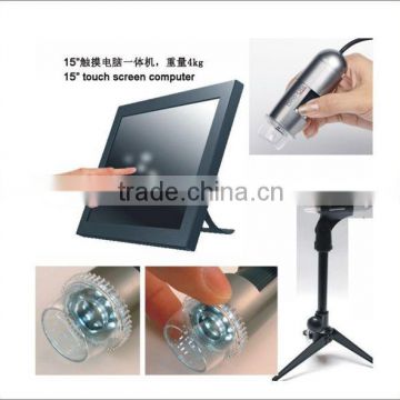 CE approved Most professional portable skin and hair analyzer device