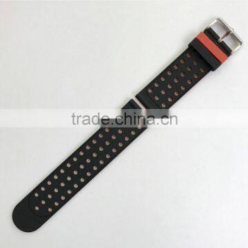 Double Color Men Women Sport Watchband Silicone Rubber Strap Watch Band For Samsung Gear S3 Replacement Watchbands