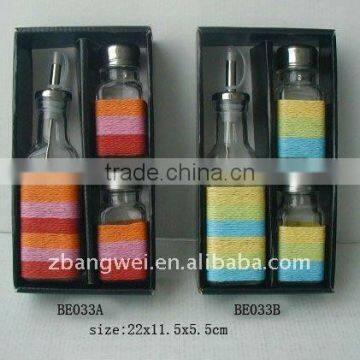 glass jar set with display box