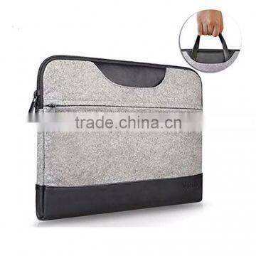 High quality wholesale fashion felt promotional laptop bag