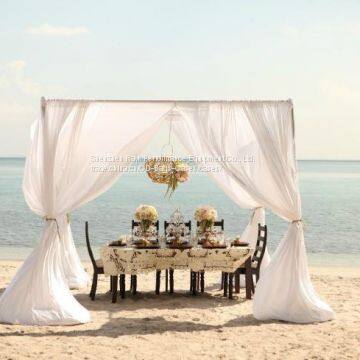 Portable Pipe and Drape Kit for Wedding Backdrop