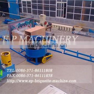 Wheel mixer for coal and charcoal