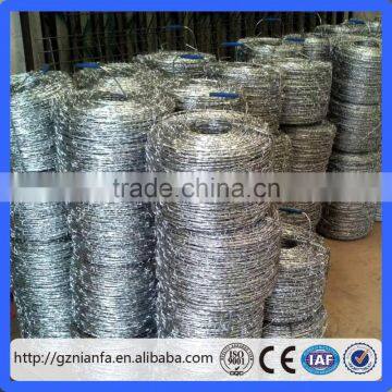 2016 Special offer barbed wire roll price fence/ barbed wire price per roll (guangzhou factory)