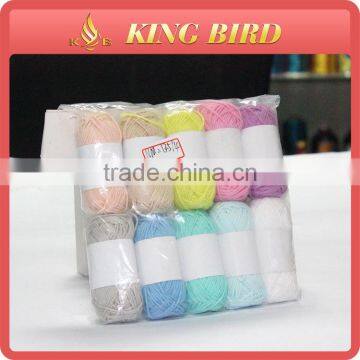 Popular 100% dyed Mercerized cotton yarn