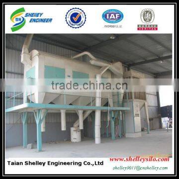 Steel Material and New Condition steel grain storage silo with cleaning machine