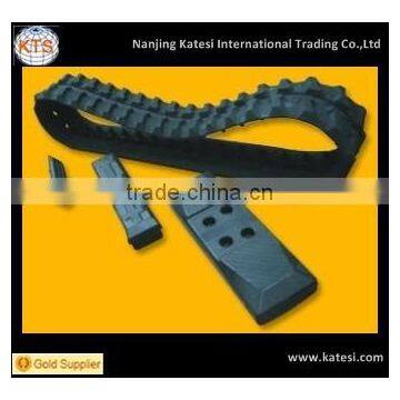 High quality crawler rubber track pad for mini excavator