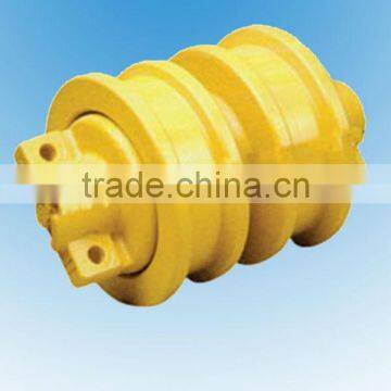 SHANTUI bulldozer double flange track roller for various machines, undercarriage parts, 12 months gurantee time