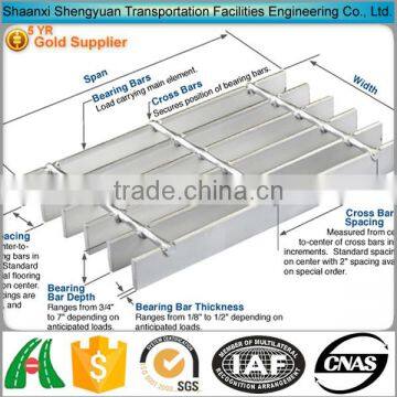 Metal grating stair treads trailer floor specifications