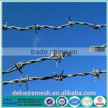 Coiling barbed wire weight per meter