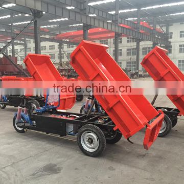 Huahong brand farm mine use self-unloading tricycle price