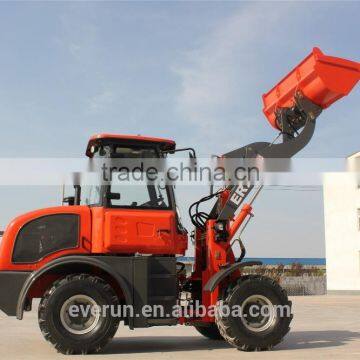 2ton Everun Compact Wooden Forks Wheel Loader With Ce Approved