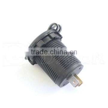 Double Ports Panel Mount 12V USB Charger Socket With Nut And USB Cover photo-3