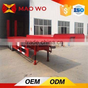 Manufacturer 60 Ton Detachable Hydraulic Gooseneck Low Bed Trailer photo-6
