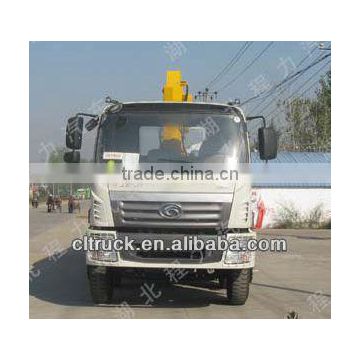 Foton lorry truck mounted crane, 6x2 container truck crane,truck mounted telescopic crane