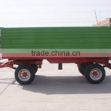Hot Sale Euro Style Tractor Use Hydraulic 10Ton,heavy Duty Farm Tipping Trailer, Rear and Side Tipping With CE photo-5