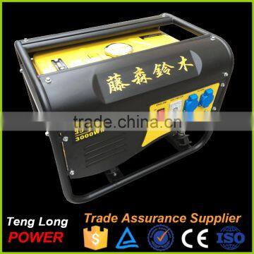 China Gasoline Generator Factory Price 2.5kva 220v 50hz Generator 12v dc Output photo-2