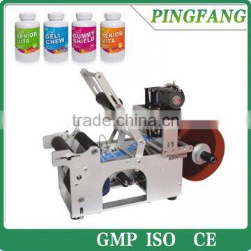 MT-50 Semi Automatic Glass Plastic Round Bottle Labeling Machine with Code Printer