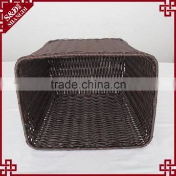 Factory Direct Sale Functional Durable Laundry Basket pe Rattan Woven photo-6