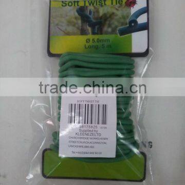 garden soft twist wire for plant support/tpr garden wire