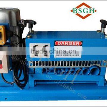 BSGH automatic waste cable stripper machine/copper cable wire peeling machine