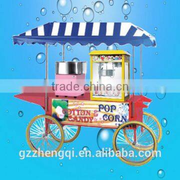 Cotton Candy and Popcorn and Candy Machine With Cart