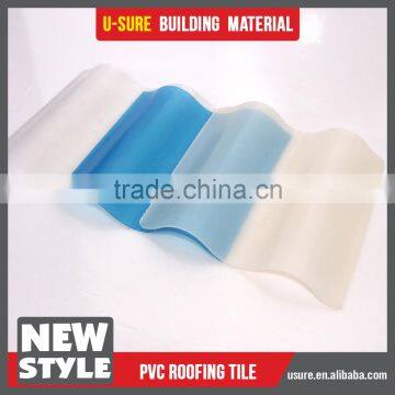 Fine corrosion resistance UPVC Translucent roof tile