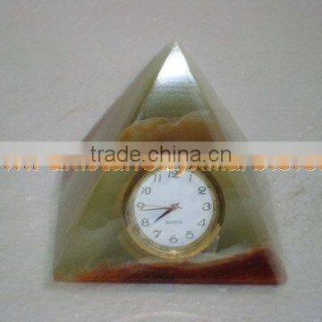 The Most Beautiful WholeSale 2017 New Design CLOCKS ONYX MARBLE HANDICRAFTS photo-2