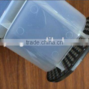 1000ml/34oz Plastic Protein Shaker Bottle With Netting and Compartment photo-5