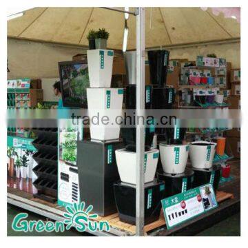 new innovative products self-watering decorated flower pots