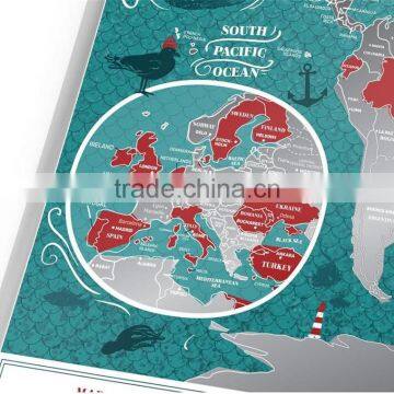 Scratch Places Off World Map Places I've Been Travel Map Great Scratchable Map Gift For Any Traveler photo-4